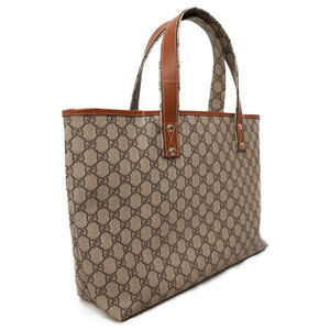 Gucci GG Plus Monogram Signature Web Loop Tote Brown